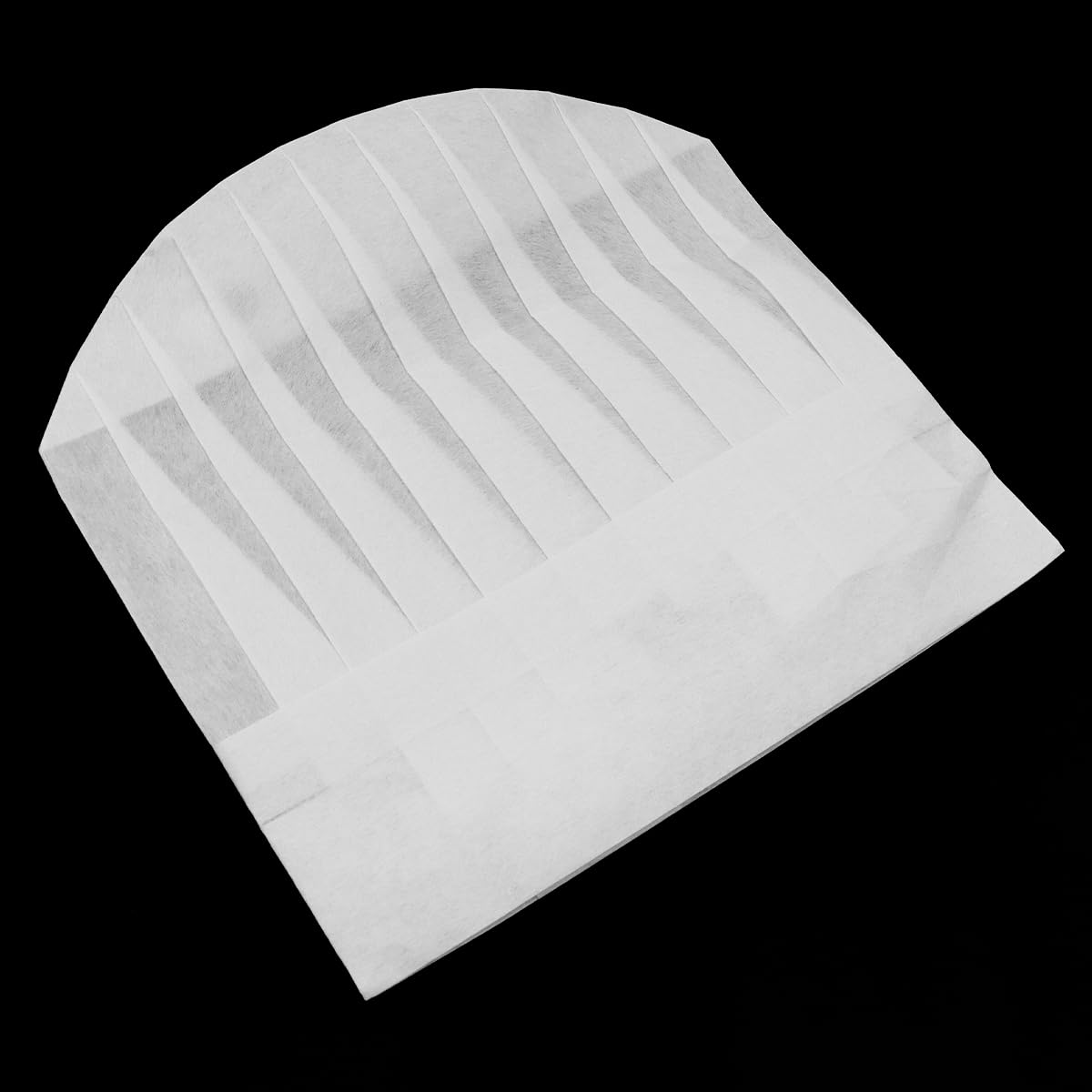Set di Cappelli da Cuoco One-Time in Tessuto Non Tessuto Regolabili 20 Pezzi Bianco