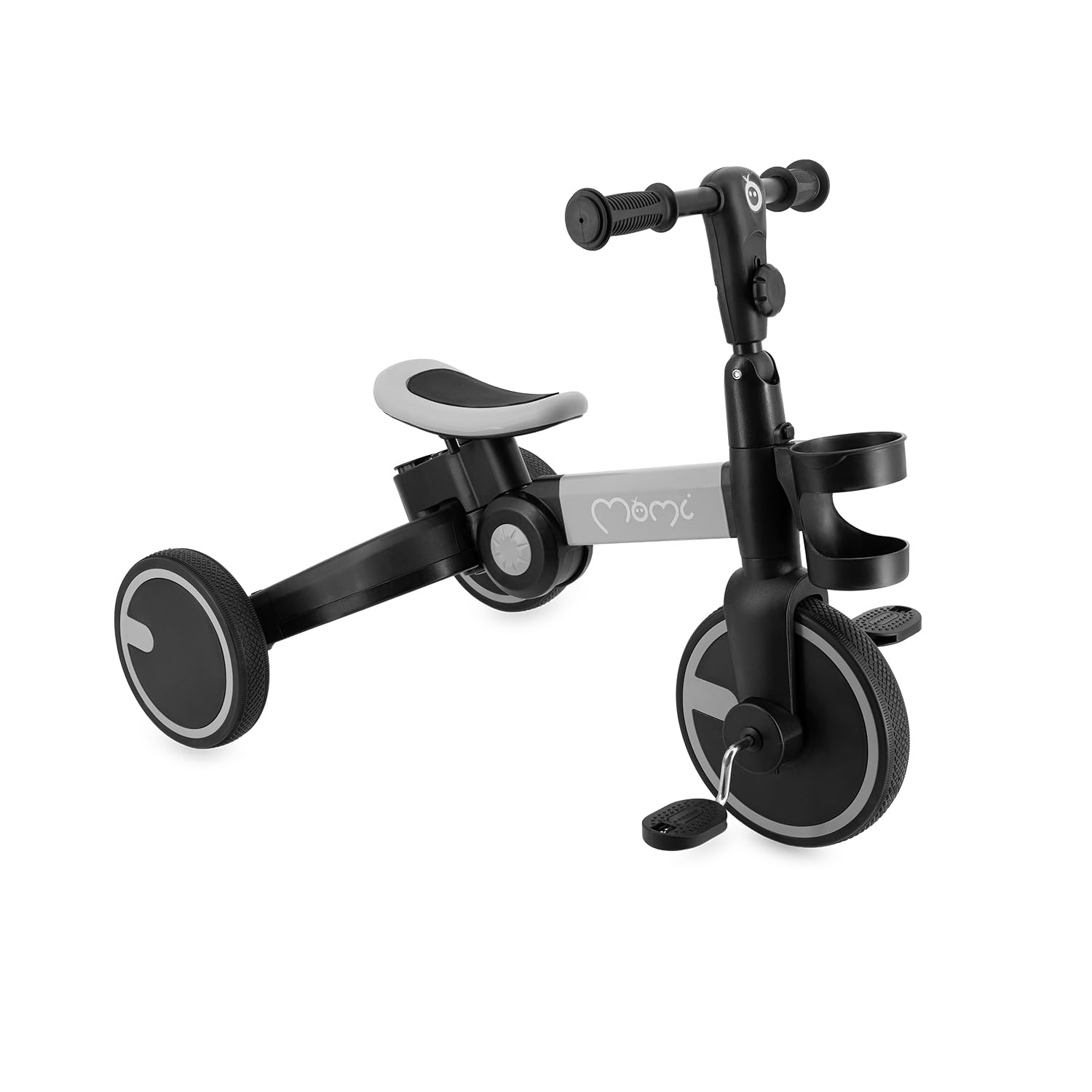 MoMi FILO Tricycle Enfant 3 en 1 Pliable - Vélo Enfant avec ou sans Pédales - Draisienne de 1 à 3 Ans - Selle réglable - Roues en EVA de 7 et 8 Pouces - Jusqu'à 25 kg