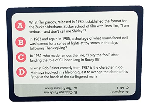 You Gotta Know 1980s - Juego de Trivia miniatura 5