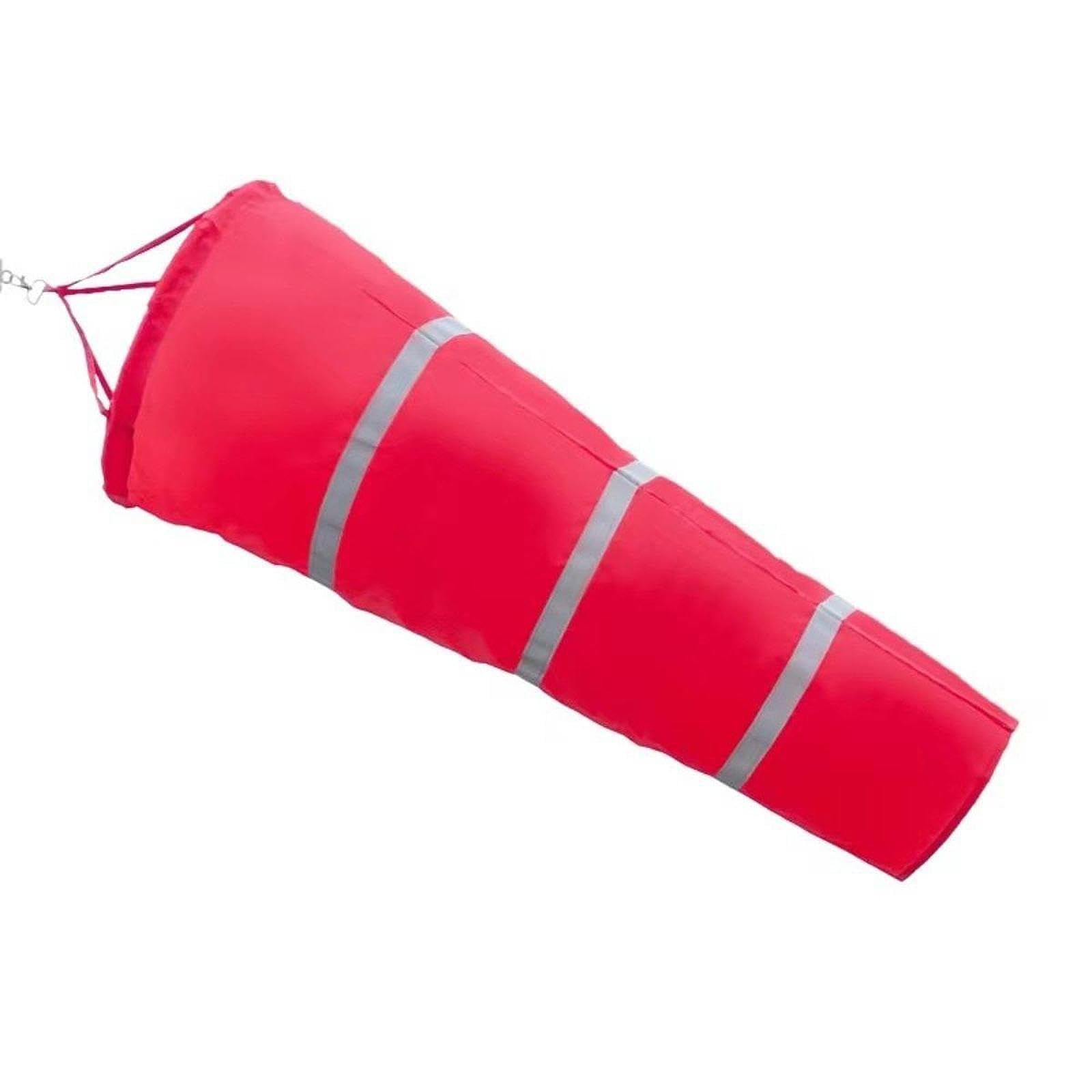 Windsock, Outdoor Wind Sock, Aviation Flag Weatherproof Measurement Bag Wind Direction Indicator for Park Airport Farm, Red
