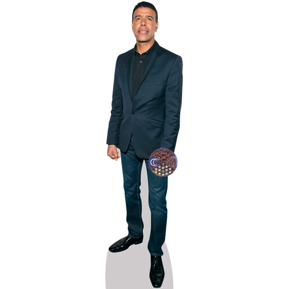 Celebrity Cutouts Mini Size Cutout Chris Kamara (Grey Suit)