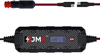 JMR Battery Charger for Porsche 911 Panamera Cayenne Macan Cayman 718 All Models Trickle Charger Conditioner Maintainer (Add Lithium Mode)