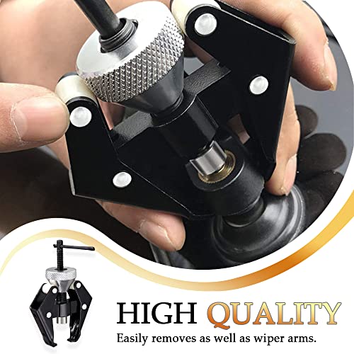 Asubha Wiper Arm Battery Terminal Bearing Remover Puller Tool, Windshield Wiper Arm Removal Tool, Heavy-Duty Arm Bearing Remover Puller Repair Tool Kit Fit For Wiper & Battery Pile Head Removal #TOP6