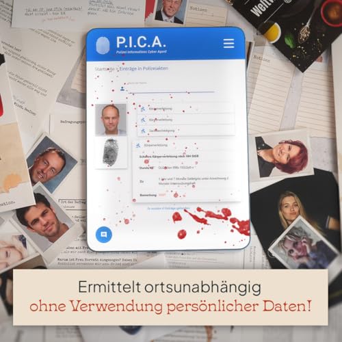 Stadtkrimis Exit Escape Stadtführung SOKO Unvergessen | Fall 1: EMILIA HORVATH - Krimispiel für Zuhause | Mordfall lösen, Detektivspiel, Fallakte | Krimispiel für 1-6 Personen | Escape Room Spiel ab 14 Jahren