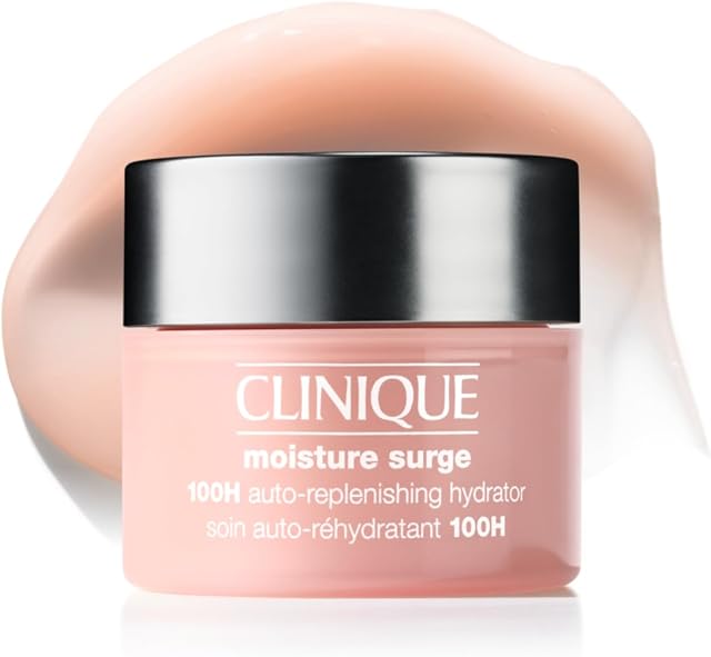 Clinique Moisture Surge 100H Auto-Replenishing Hydrator | Ölfreie Feuchtigkeitspflege mit Hyaluronsäure & Aloe Vera Bioferment für alle Hauttypen | Feuchtigkeitsspendend und -bewahrend