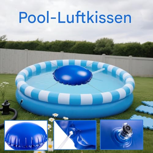 Coussin gonflable pour piscine hivernage répartition pression eau bâche - 4