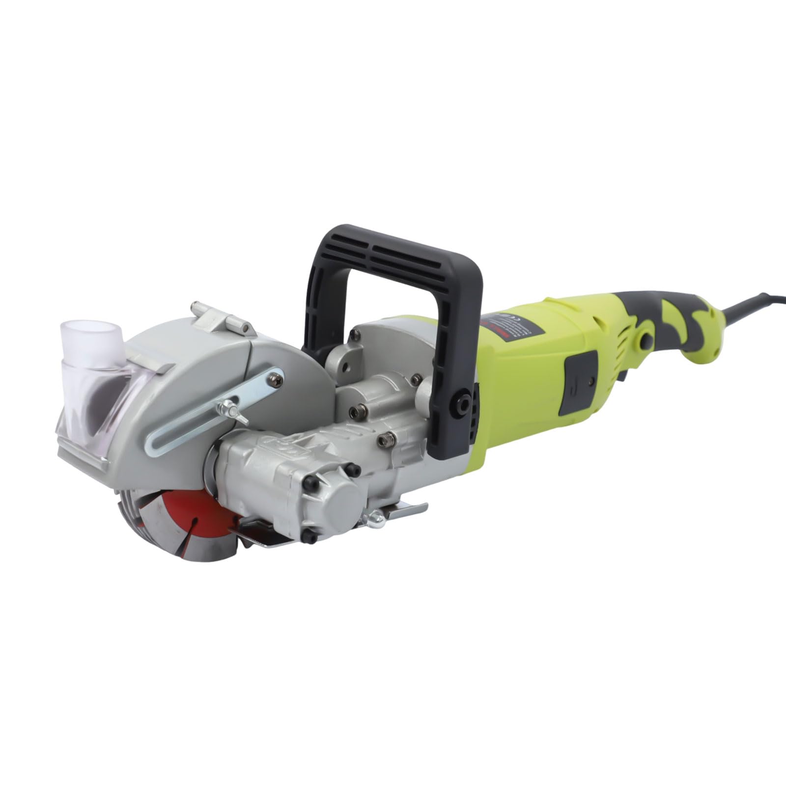4000W Schlitzfräse Mauernutfräse mit mit 5 Sägeblatt & 360° Schneiden, 6500RPM Elektrische Mauernutfräse,Staubfreie Nutenfräsmaschine,Mauerfräse für Beton,Renovierung,Marmor