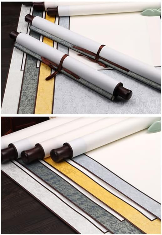 Miniatura 4 de Xzhipeng Pergamino Pintura colgante Flor vertical Pájaro Pintura china Porche Pasillo Pasillo Pintura colgante Pergamino Sala de estar Comedor