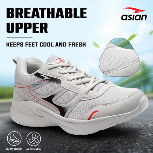 Image of ASIAN Toofan-02 Men's Sports Shoes | Breathable Upper, Steady Grip Sole, Lightweight Shoes for Gym & Daily Use