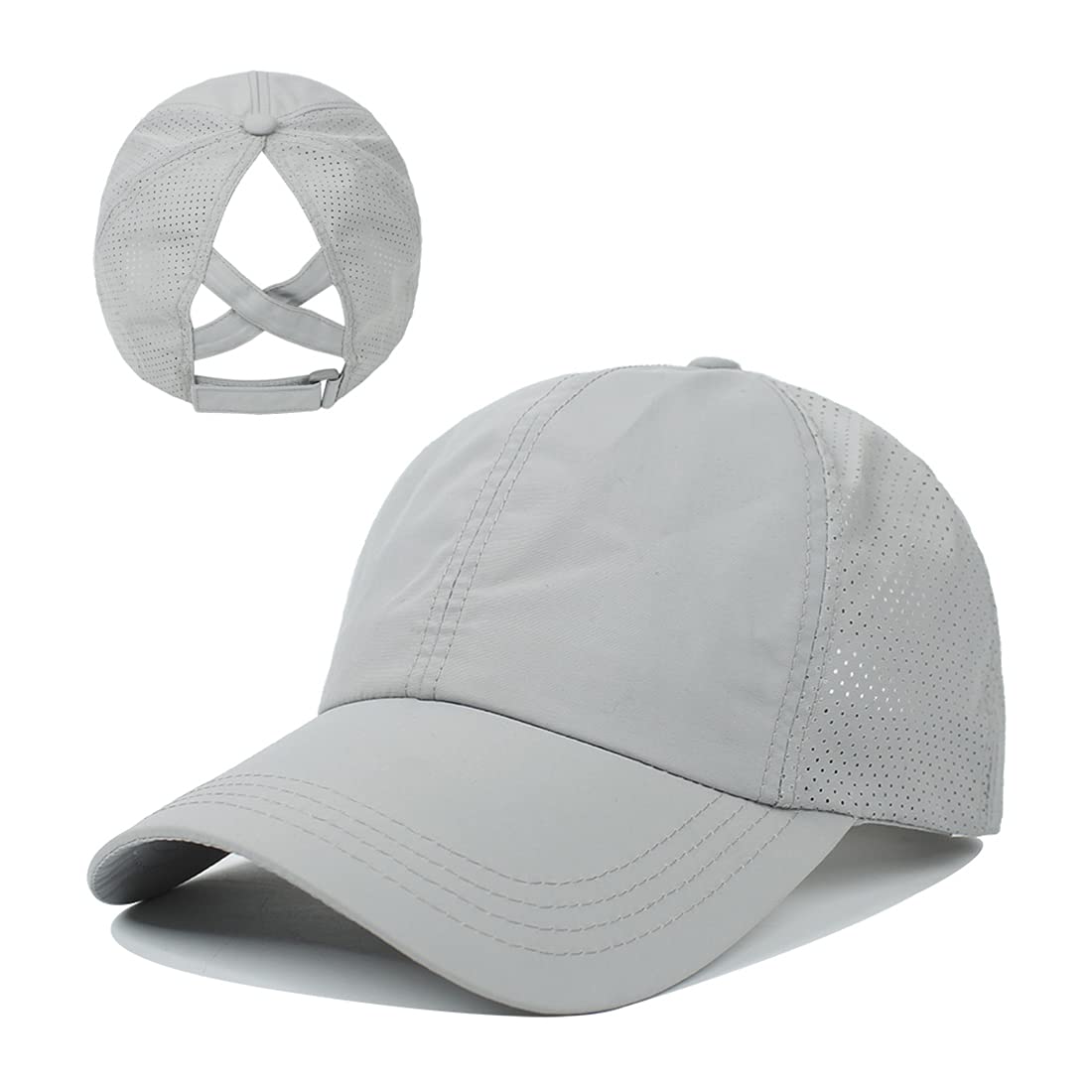 Cross Hat Womens Baseball Cap -Cross Ponytail Hat Baseball Cap