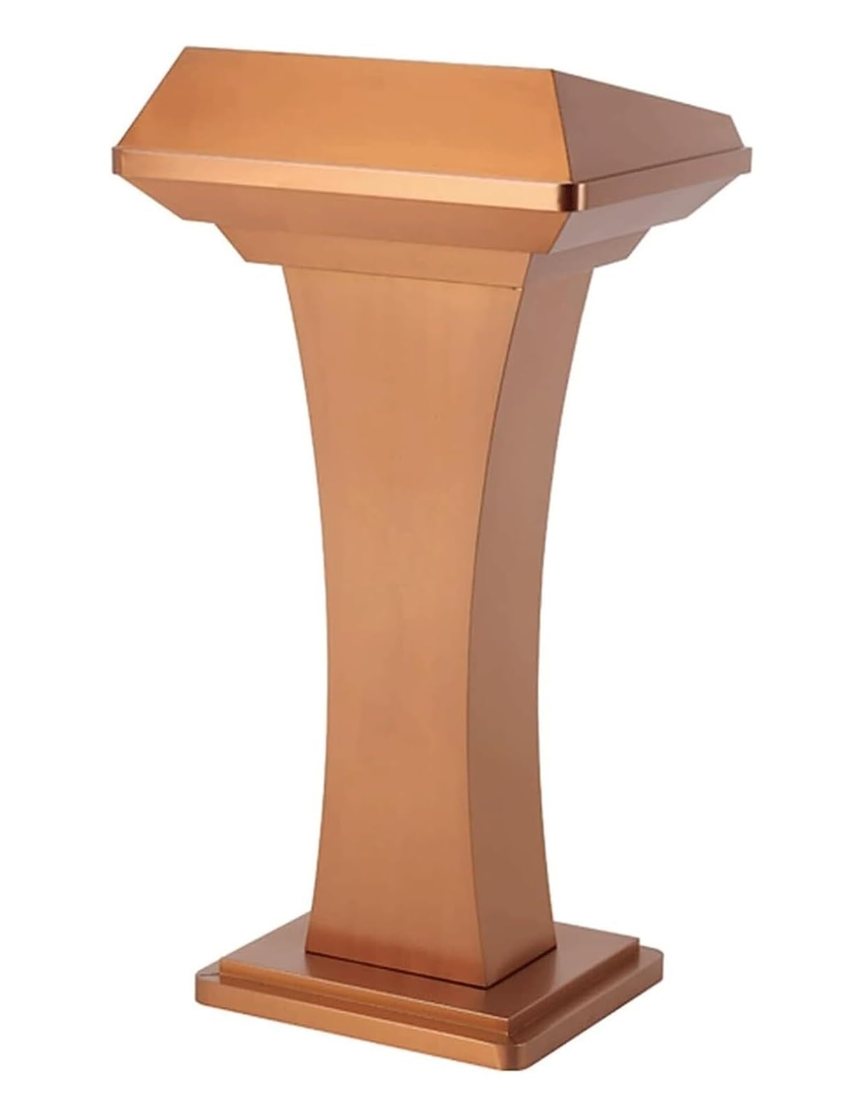 Atrile De Pie Para Oradores Soporte de podio acero inoxidable, atriles resistentes, púlpitos iglesia, estudio, reunión, debate, presentación, para profesores Atril Para Conferencias(Rose gold)