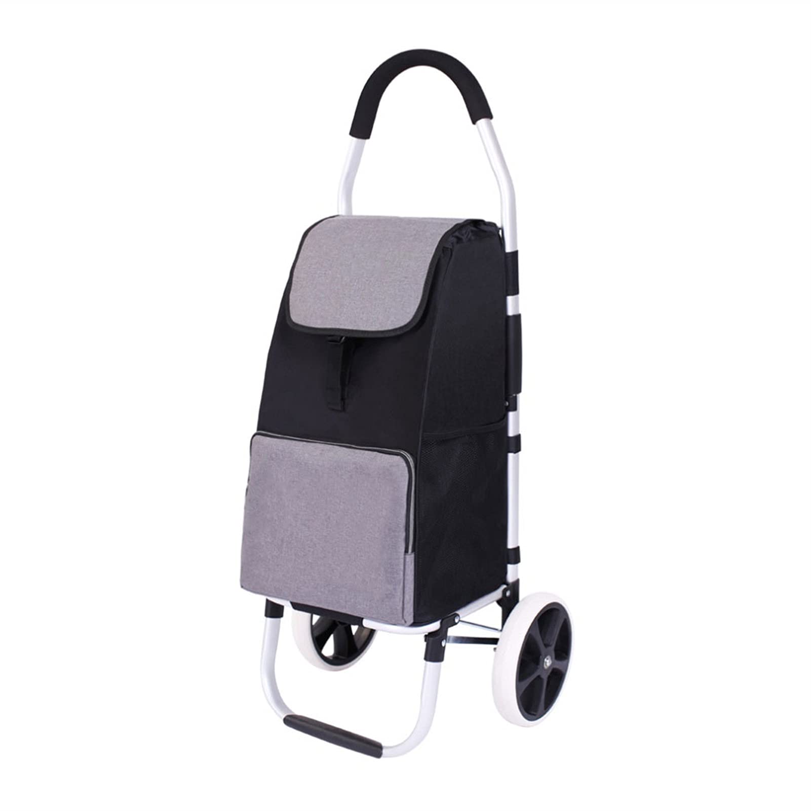 KFGISD, Rubber Tri-Wheel for Easy to Climb Stairs Large Capacity Trolley Shopping Portable Utility Carts,Raincoats