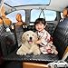 DEER-AFFLUX 犬 車 シート ペットドライブシート 車 犬 後部座席 犬 車用ベッド 犬ドライブシート 安定・快適 可視メッシュ窓&収納ポケット付き 丈夫な多層構造 防水・防汚・耐摩耗・滑り止め 耐荷重180kg 車シート保護 簡単取付 全車種対応 小型・中型・大型犬&猫対応 展開時130×154cm 収納袋 日本語説明書付き