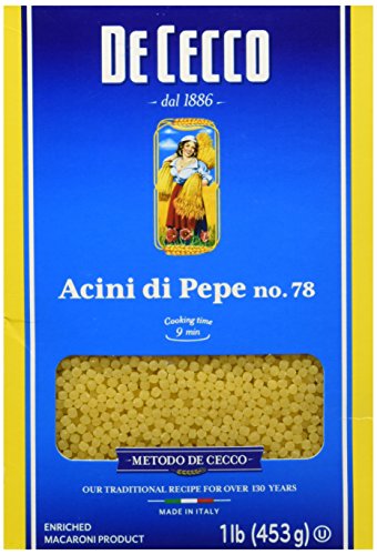 De Cecco Semolina Pasta Acini Di Pepe No.78