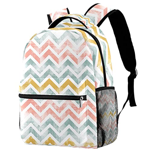 Sac à dos de voyage à rayures idéal pour le collège et les loisirs