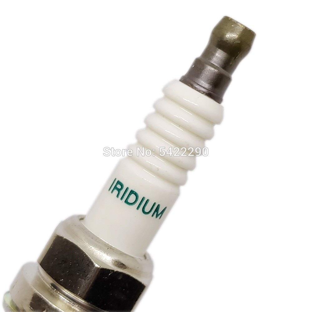 4 bujías de iridio SK16HR11 90919-01233 compatibles con Toyota Aygo, 4Runner, Camry, Highlander, RAV4 y Prado. Bujía de Encendido de Repuesto.