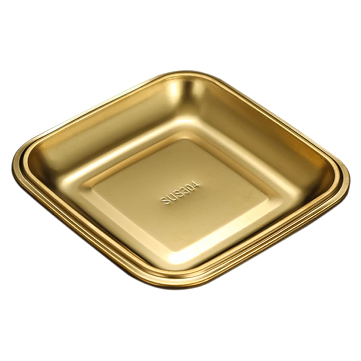 FUNOMOCYA Stainless Steel Bbq Serving Plate Multi Use Tray for Snacks Desserts Fruits and Appetizers and Versatile Household Food Plate for Entertaining