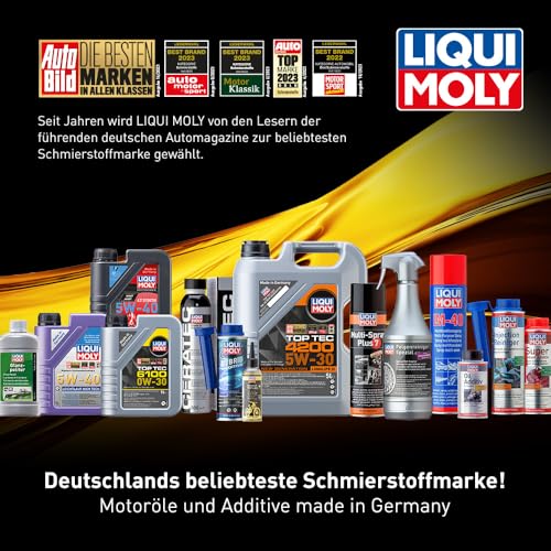 LIQUI MOLY Leichtlauf High Tech 5W-40 | 5 L | Synthesetechnologie Motoröl | Art.-Nr.: 3864, farblos