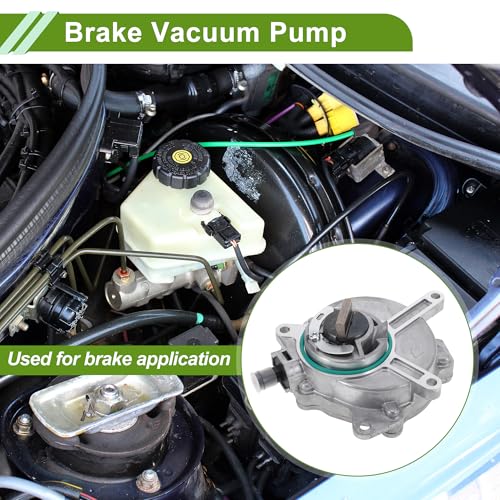 Bomba de Vacío para Frenos N.o 06D145100G, Bomba de Vacío para Motor para Volkswagen Passat 2.0L (2006-2008), Aleación de Aluminio, Tonos Plateados, 1 Unidad miniatura 2