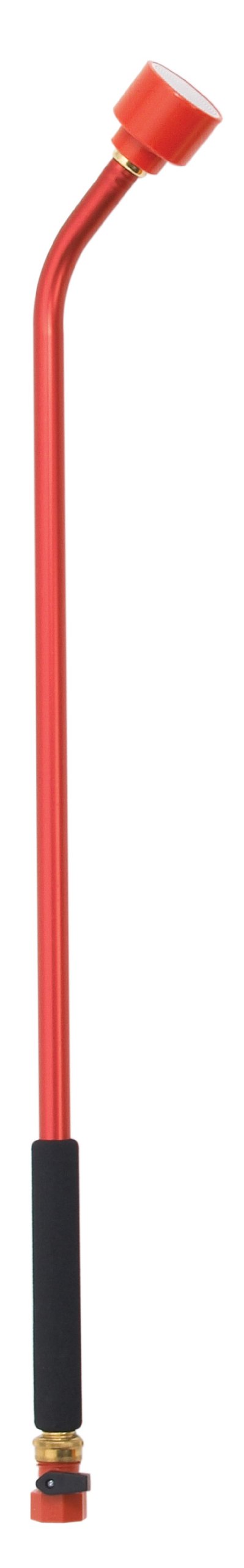 Dramm Sunrise Soft Rain Watering Spray Wand – 30” Long, Red – Gentle Full-Flow Spray with Shut-Off Valve & 8” Foam Grip – Lightweight & Durable for