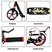 COSTWAY Folding Kick Scooter, 3 Heights Adjustable City Scooters with Big Wheels,...