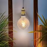 TIANFAN Żarówki LED vintage 4 W 2700 K ciepła biel kryształowa żarówka LED 220/240 V śruba Edison E27 podstawa specjalistyczna dekoracyjna żarówka (G95 Swirl)