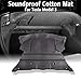 CHENT AOYAN. Kofferraumkissen Auto-hintere Kofferraumschall Cotton Mat Schalldämmung Deadening Schutzmatte for Tesla Model 3 Autozubehör