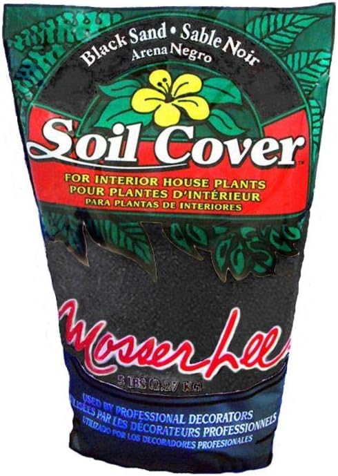 Image of Mosser Lee ML1112 Black Sand Soil Cover, 5 lb. (Pack of 8)