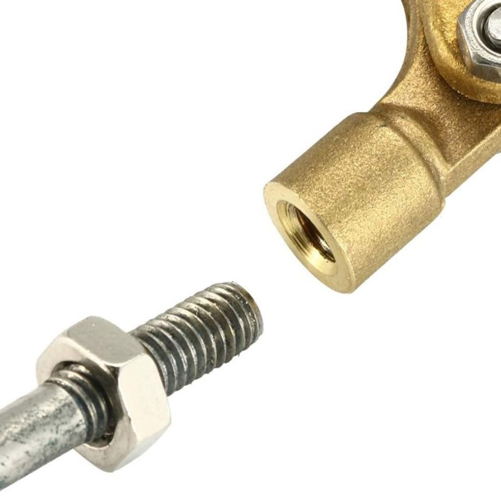 Válvula de flotador metal for tanque agua fría y caliente, 1/2" 3/4", con nivel líquido, cuerpo DN15 DN20, latón for inodoro(3/4")