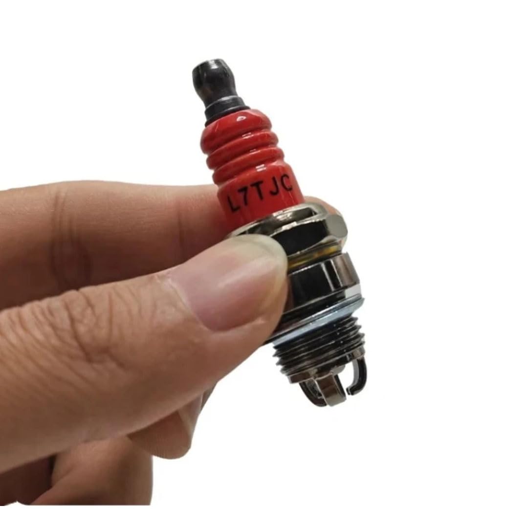 Bujias para generador de 2 Tiempos, Motor de Gasolina, Motosierra, desbrozadora, cortacésped, Herramienta eléctrica de jardín, Bujía 10 Unidades L7TJC