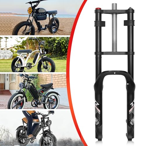 Horquilla de suspensión frontal para bicicleta eléctrica ZTZ Fat Tire 20x4.0, QR 9x135mm miniatura 7