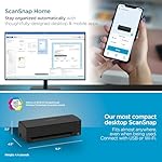 ScanSnap iX1300 Compact Wireless or USB Double-Sided Color Document, Photo & Receipt Scanner with Auto Document Feeder and Manual Feeder for Mac or PC, Black - Image 4