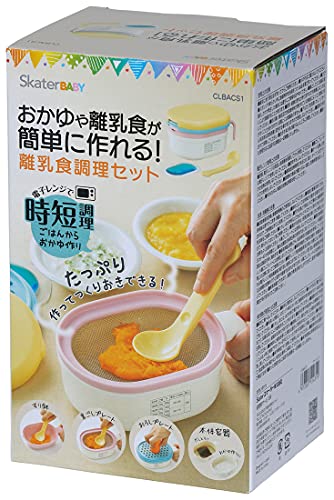スケーター (skater) 離乳食 調理セット 電子レンジ 離乳食調理 簡単 ベーシック CLBACS1-A (B097SWXQ34) Amazon価格推移・価格追跡