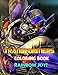 Rainbow Joy! Transformers Coloring Book: Cute illustration - Learn and Fun Big Images - For Kids - Stimulate Creativity