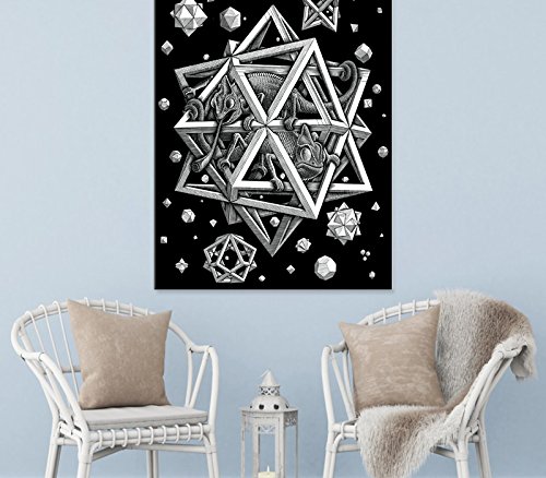 Giallobus - Quadro - Stampa Su Tela Canvas - Stars - 50 X 70 Cm