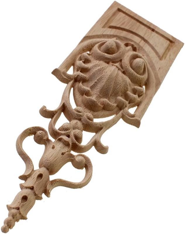 Wood Furniture Applique Paint Decor Vintage Garden Decoration Maison Accessories Miniatures Ornaments Figurine Miniature,20X7CM