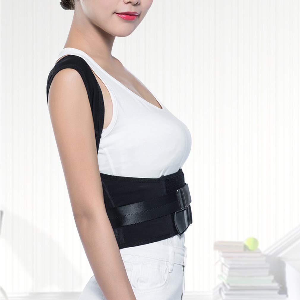 Bene Fascia Posturale Spalle e Schiena, Regolabile Fornisce Sollievo dal Dolore Correttore Postura Schiena Uomo Donna, Correttore Posturale, Spalle Dritte Unisex, L