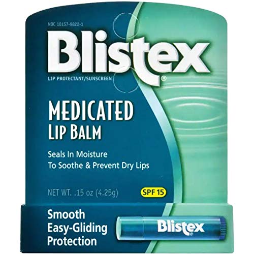 Image of Blistex Medicated Lip Balm, SPF 15.15 oz - Buy Packs and SAVE (Pack of 3)