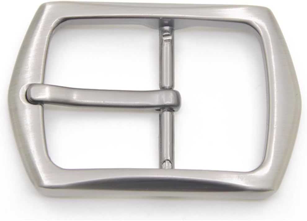 Men's Model Pin Belt Zinc Alloy Buckle 40mm Day Word Metal