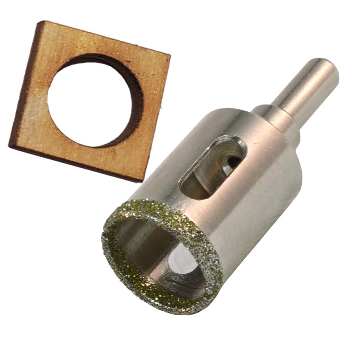 25mm Hole Saw for Tile Sink Hole for Taps Guide Holds Holesaw In Place When Drilling Pro Grade Multi Use Diamond Grit Hole Saw For Porcelain Granite Ceramic Glass Tile Bottles Blocks — image 1
