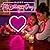 Pink Heart Neon Sign, LED Light Battery Operated or USB Powered Decorations Lamp, Table and Wall Decoration Light for Dorm Classroom Girl's Room Mothers Day Valentines Day Party Birthday Home Décor