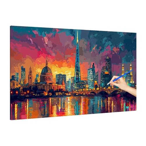 G C^AAi hG Lbg DIY l SҌ fW^G h Paint by Numbers for Adults ANyCg ʉ Paint by Numbers z[ ItBX Mtg 160x70cm
