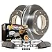 Power Stop MDK2071 Z36 Truck & Tow Front Brake Kit-OE Brake Rotors & Carbon Ceramic Brake Pads