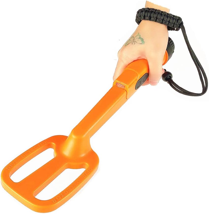 Waterproof Scuba Metal Detector Underwater Dive Pulse Pinpointer (Orange)