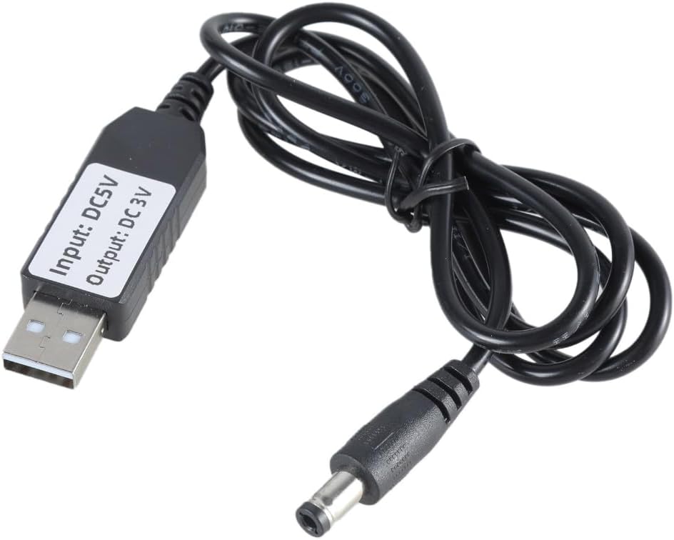 5V2A USB to 3V LR20 D Battery Eliminators Replaces 2X 1.5V Battery for Desk Lamp