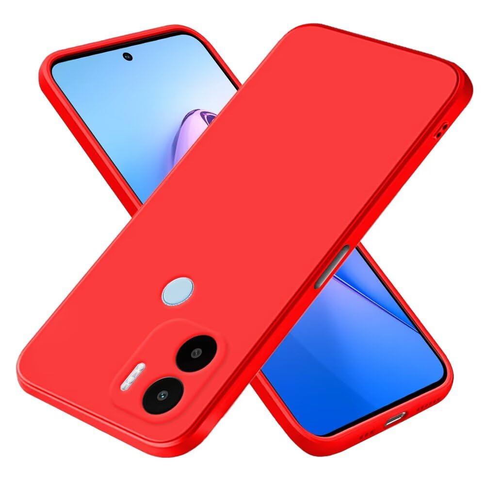 Gufuwo Coque Pour Xiaomi Redmi A1 Plus / A1+ / Poco C50 - TPU Souple Antichoc Violet/Bleu - Design Fille