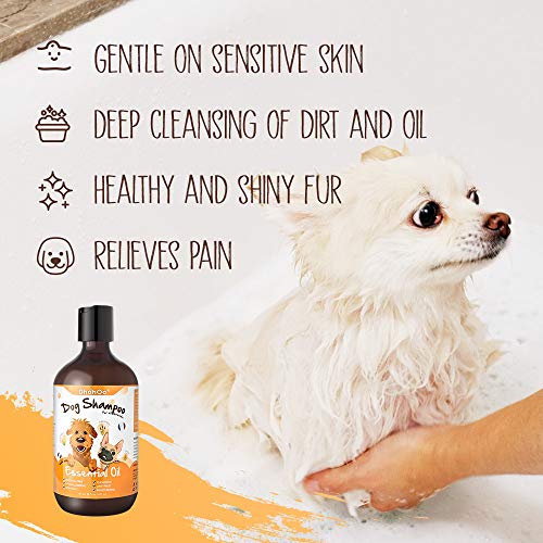 Dhohoo 2-In-1 Dog Shampoo and Conditioner with Brush, Relief Skin Itchy Dry Dog Shampoo, All Natural Ingredients Dog… - Image 5