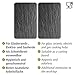 WENKO Placas cobertoras de vidrio universales XL Pizarra - 2er Set, extra...