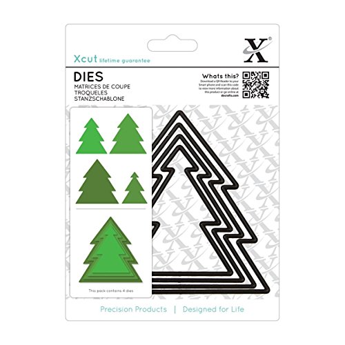 Docrafts-Confezione da 4 Pezzi, Motivo: Albero di