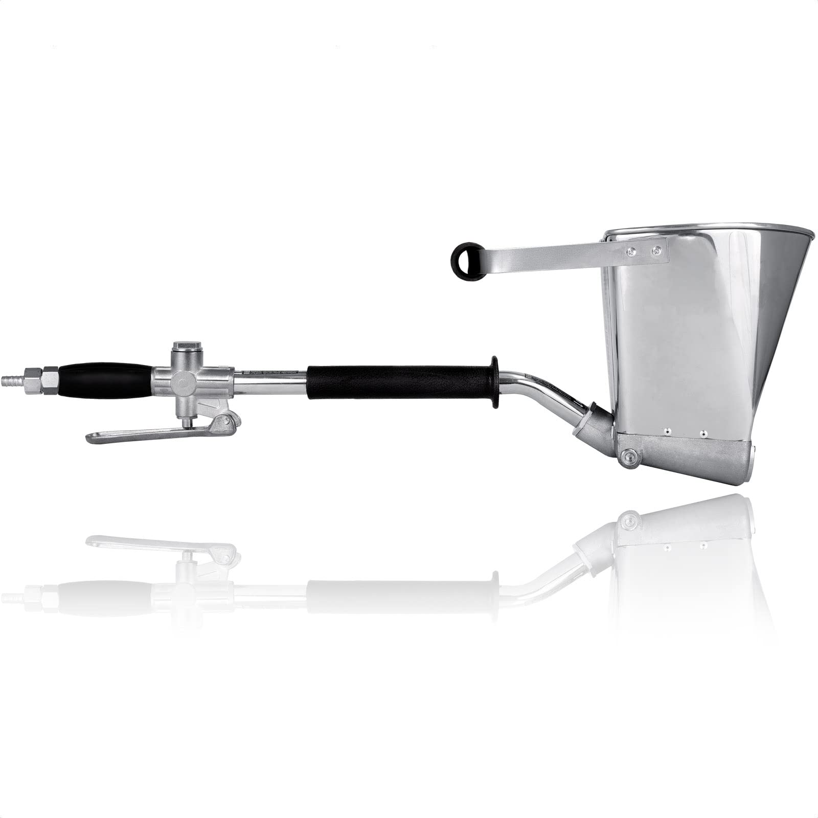 Werku WK500920, Pulverizador Cemento-Estuco, Calidad Profesional, 4 Boquillas 14 mm, Depósito 6 L, Especial Cementos, Masillas, Morteros, Yesos, Estucos